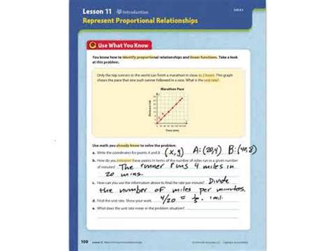 Next <strong>lesson</strong>. . Represent proportional relationships lesson 11